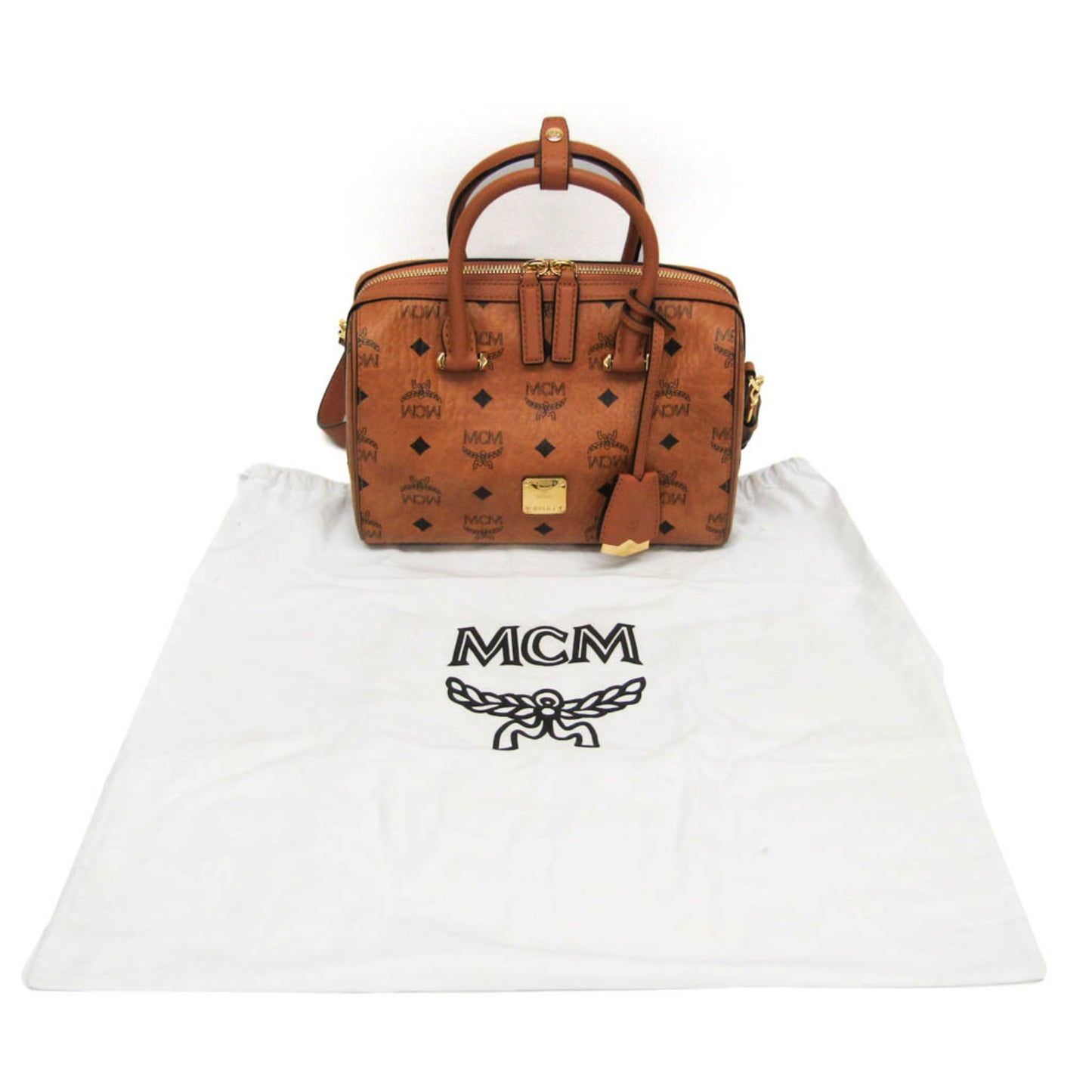 MCM Visetos Essential Boston · Coated Canvas