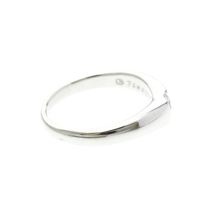 Tiffany Curved Band · Platinum · Diamond