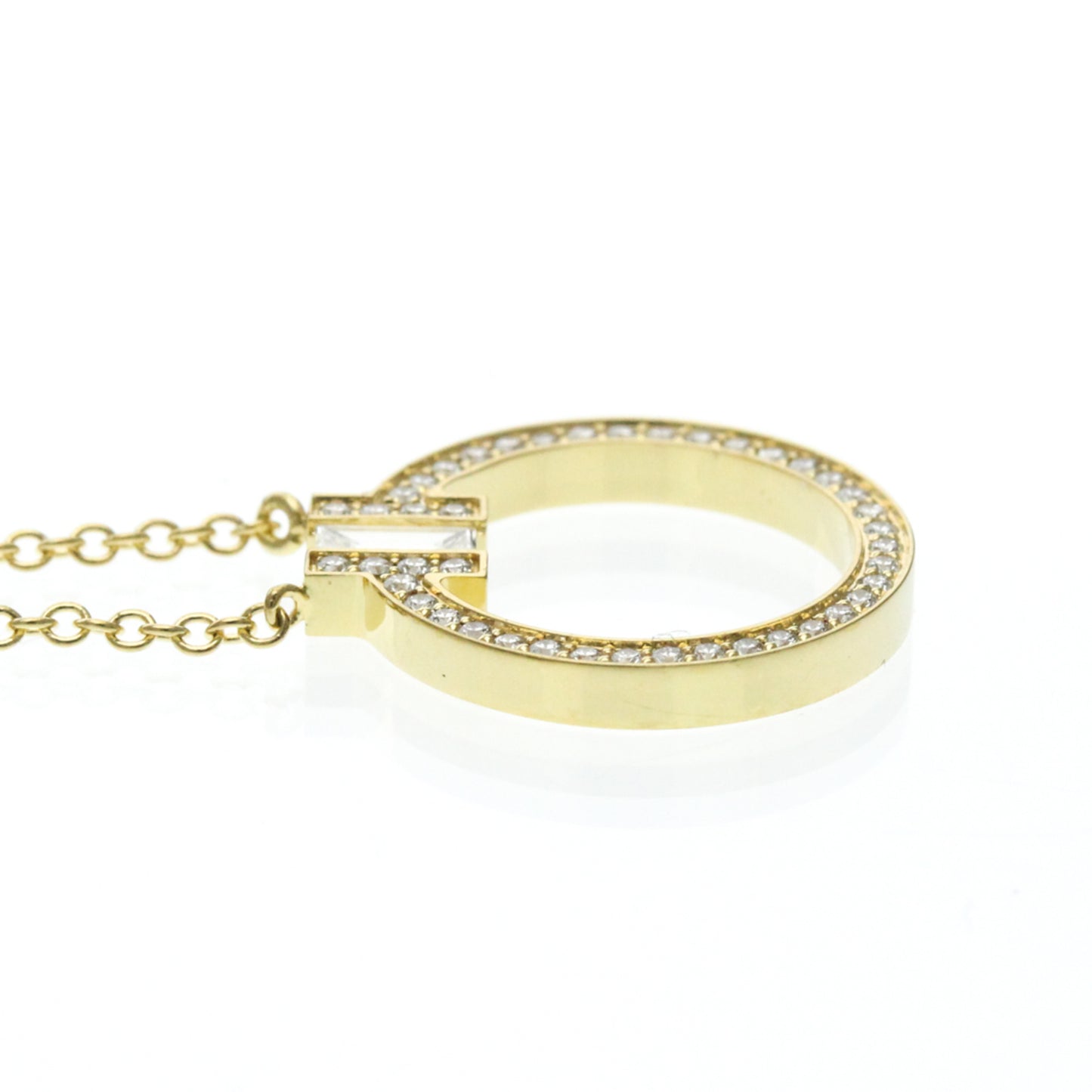 Tiffany T Circle · 18K Yellow Gold · Diamond