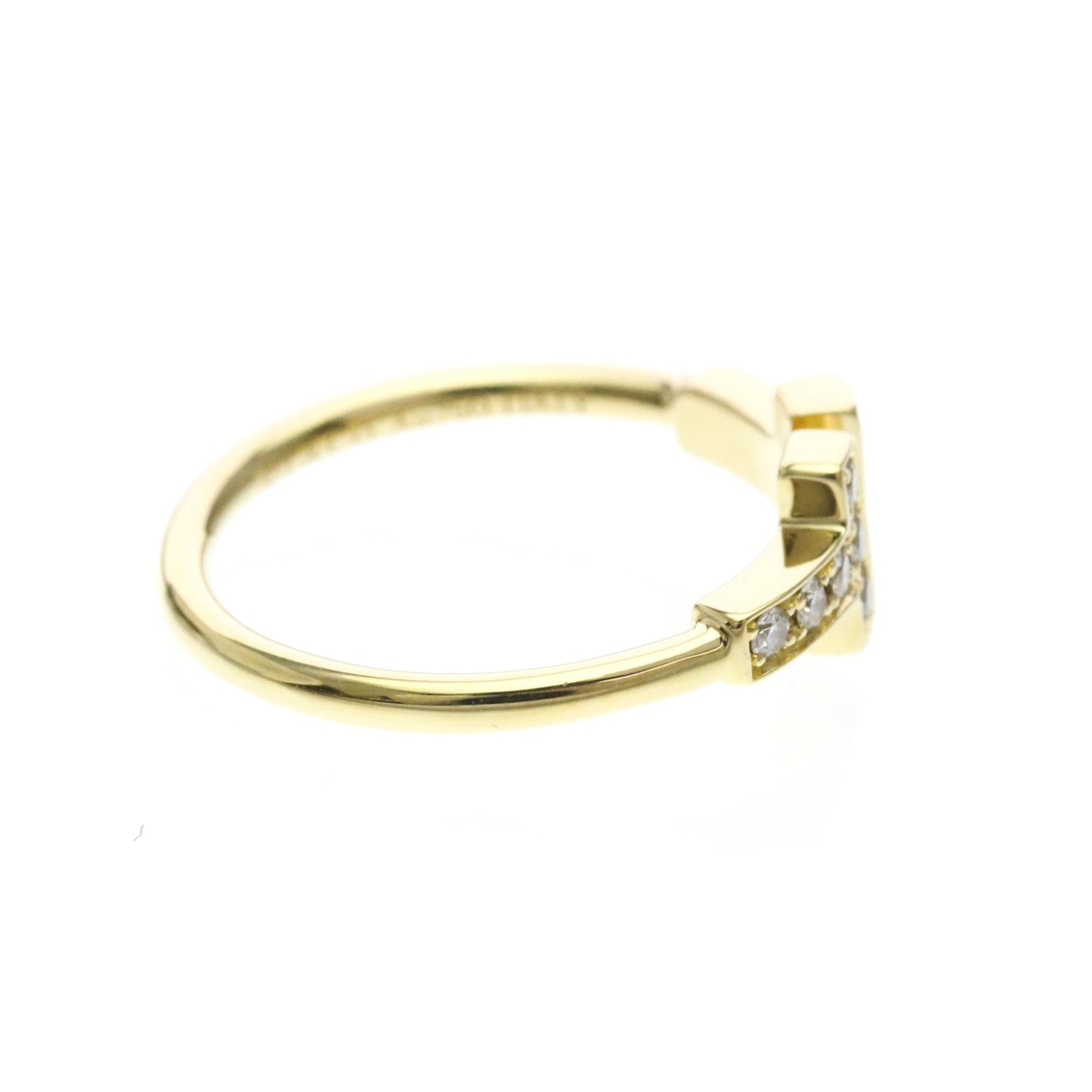 Tiffany T Wire · 18K Yellow Gold · Diamond