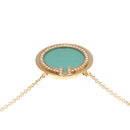 Tiffany T Two · Turquoise Diamond · Rose Gold