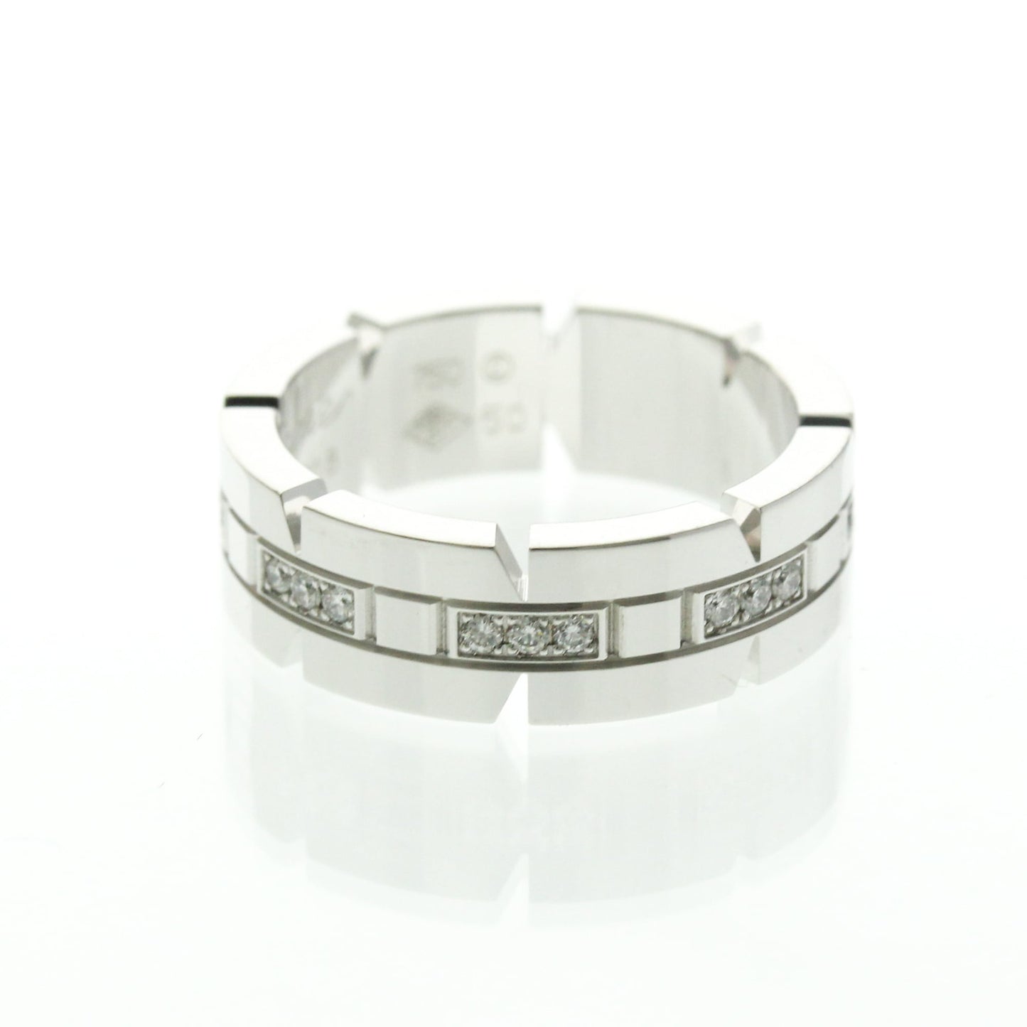 Cartier Tank Française · 18K White Gold · Diamond