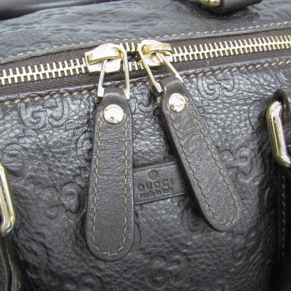 Gucci Guccissima · Leather Boston Bag