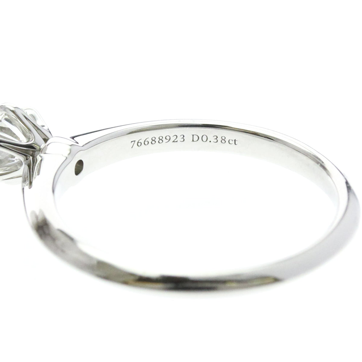 Tiffany Solitaire · Platinum · Diamond · Size 6 (EU 52.5)