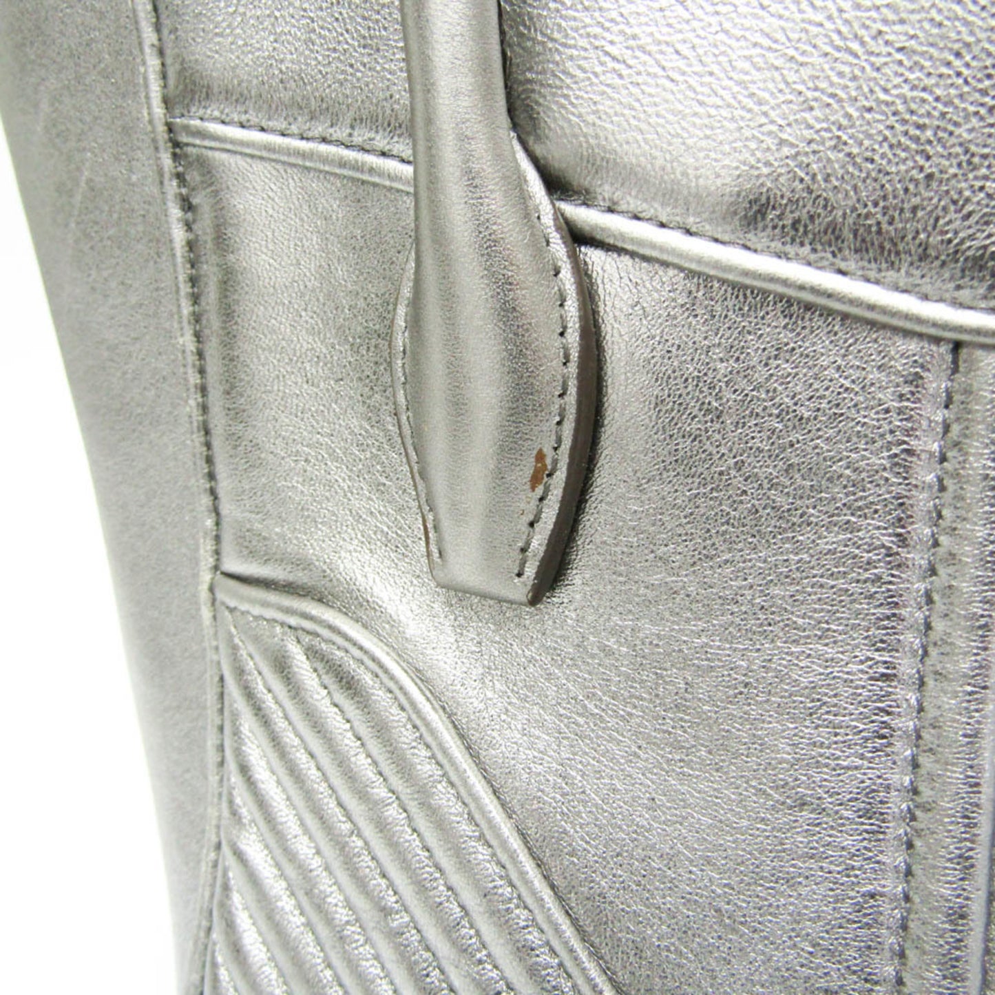 Miu Miu Nappa Biker · Metallic Leather