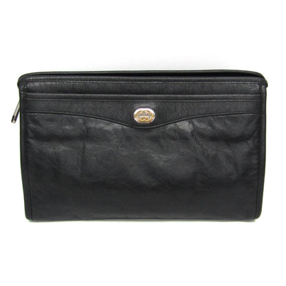 Gucci Interlocking · Leather Clutch