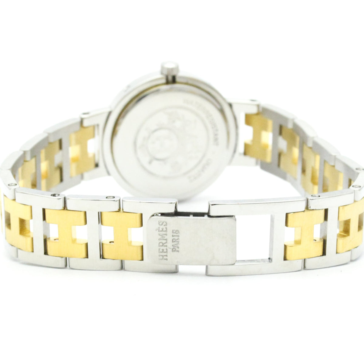 Hermès Clipper · Gold Plated Steel · Quartz