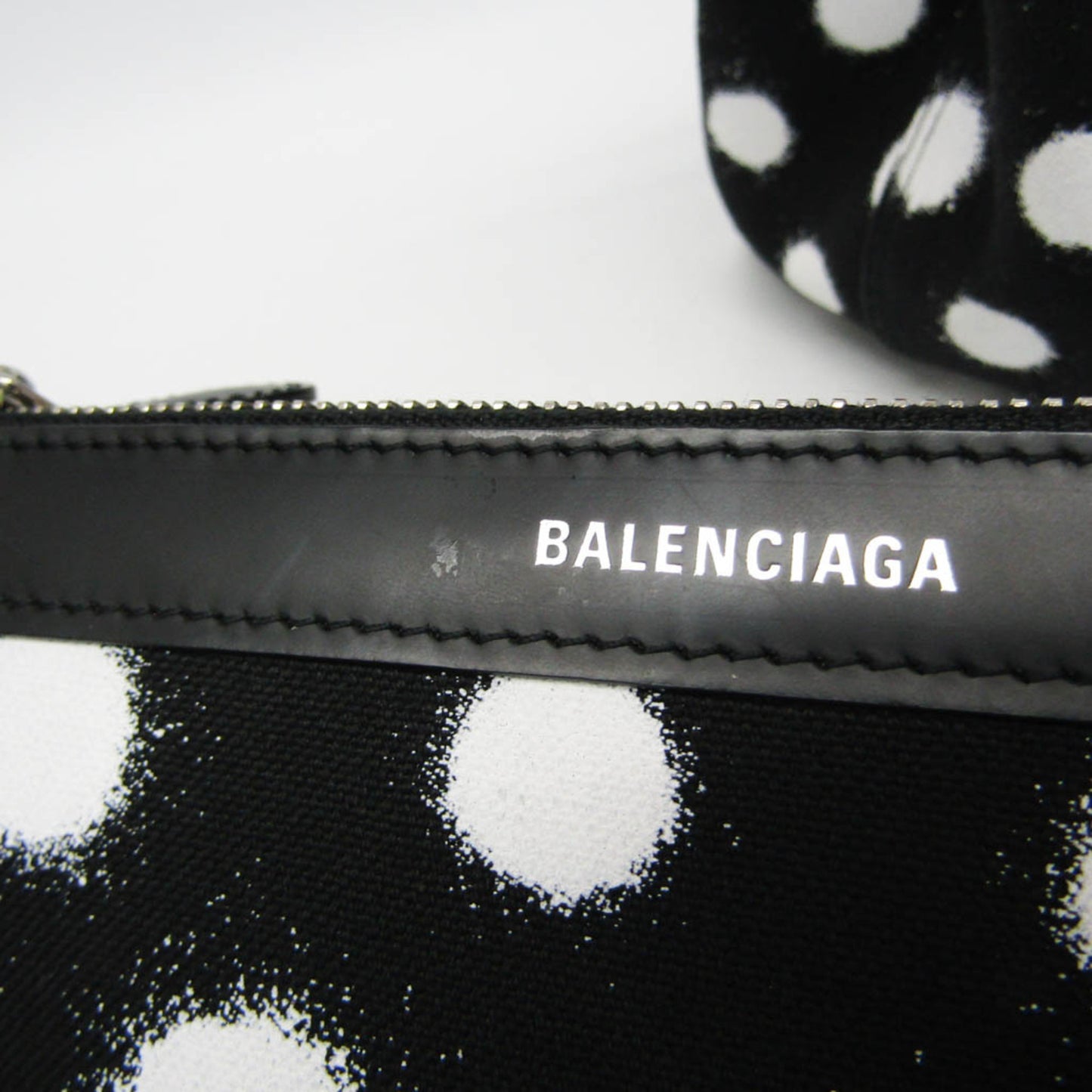 Balenciaga Navy Cabas S · Dot Print