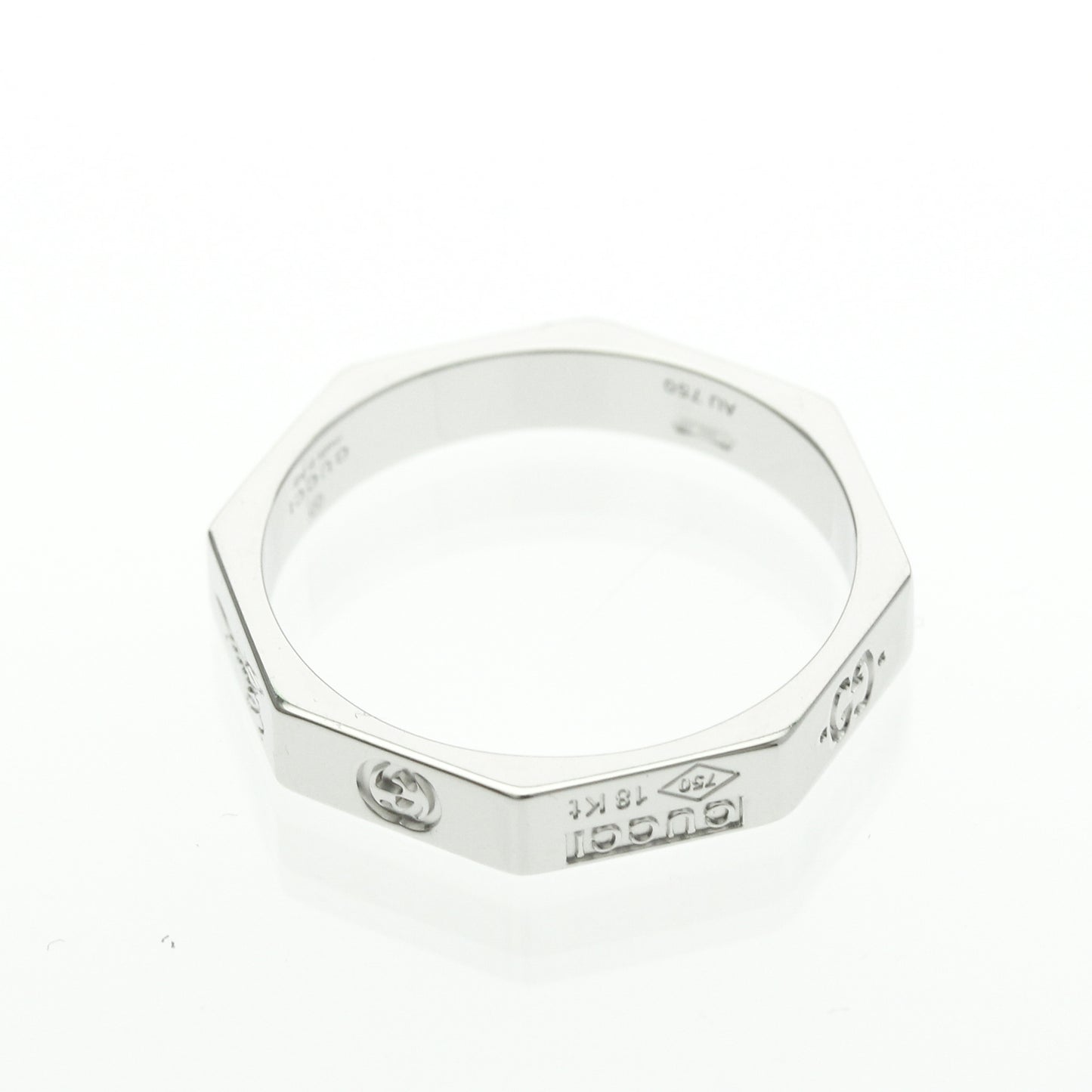 Gucci Octagonal · 18K White Gold