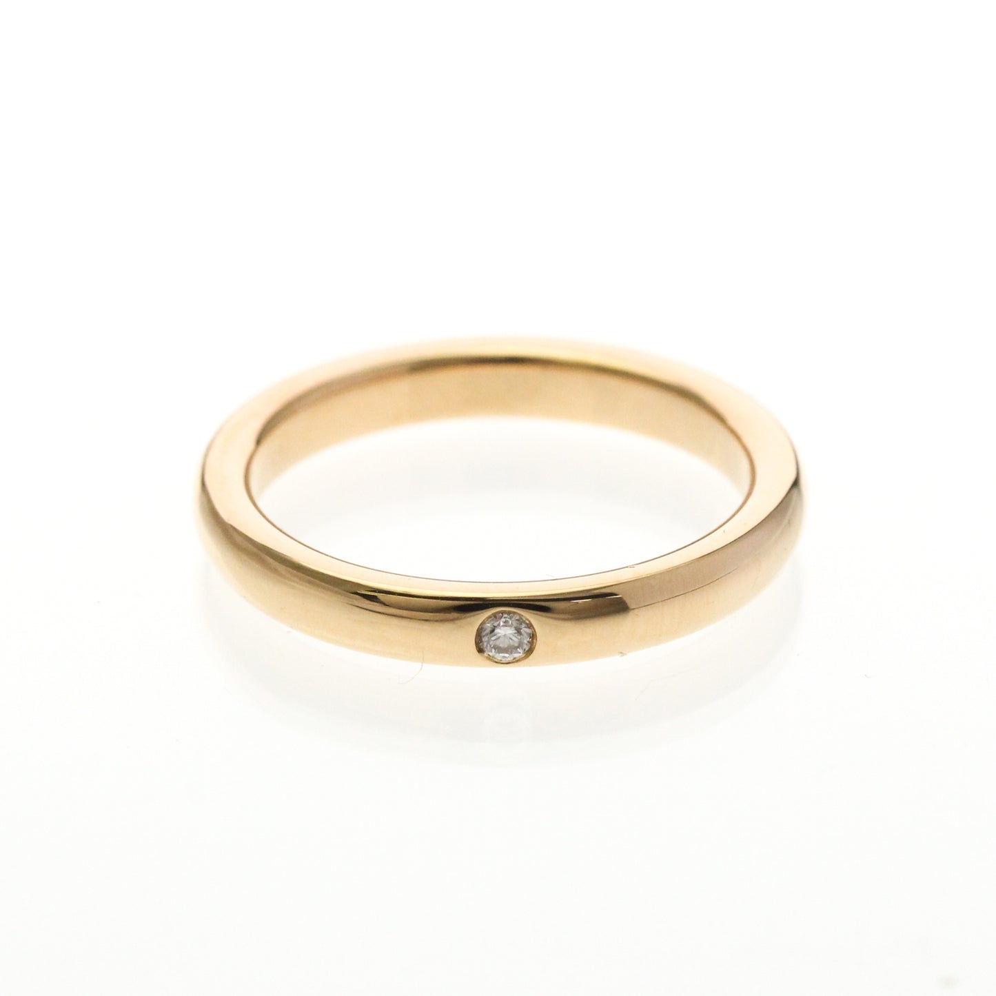 Tiffany Stacking Band · Diamond · Rose Gold