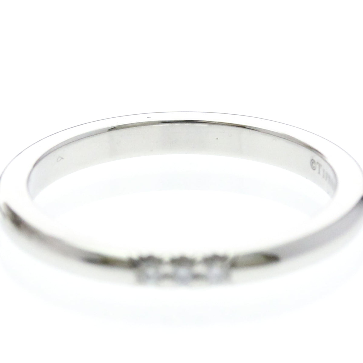 Tiffany Forever · Diamond · Platinum · Size 3.6 (EU 46.5)
