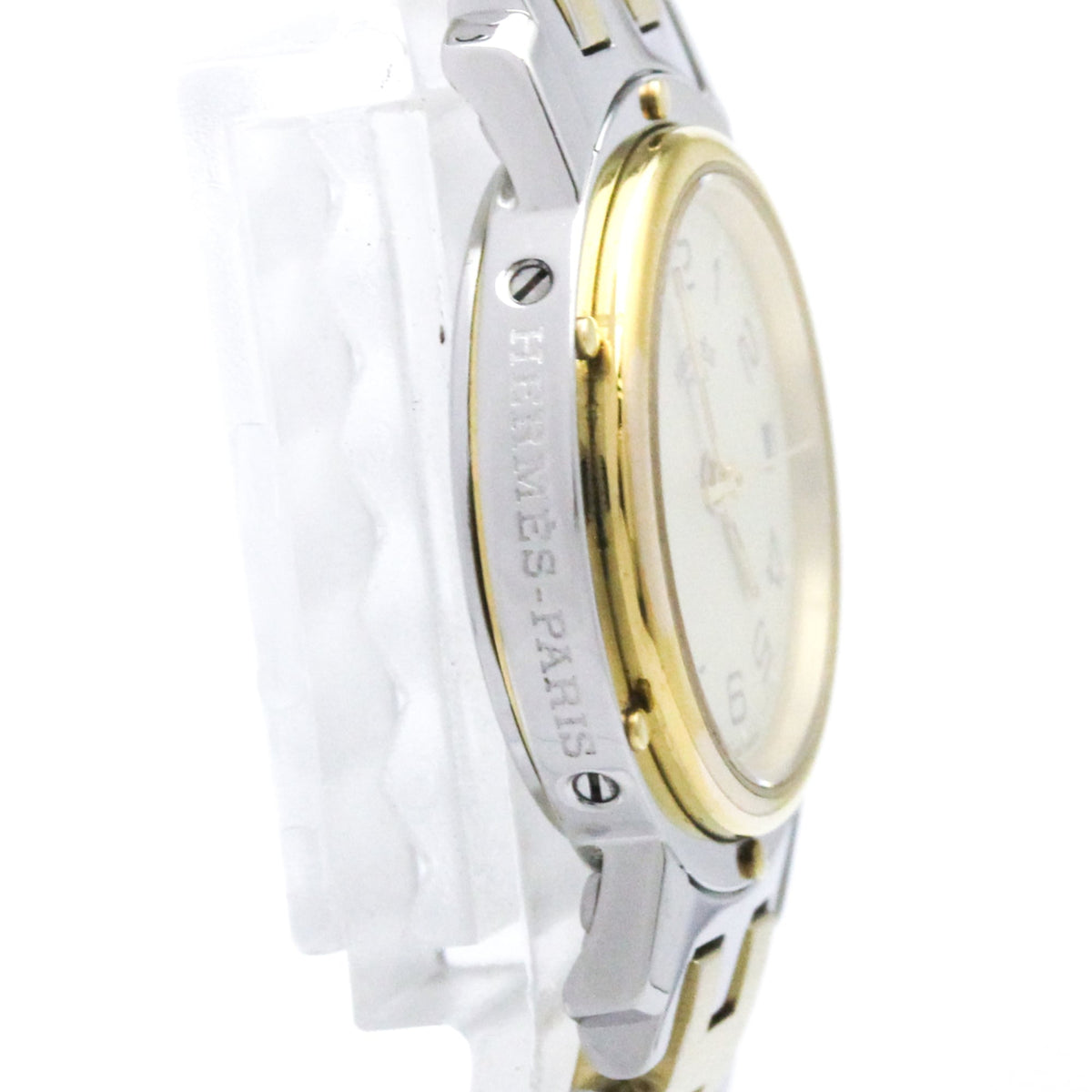 Hermès Clipper · Gold Plated Steel · Quartz