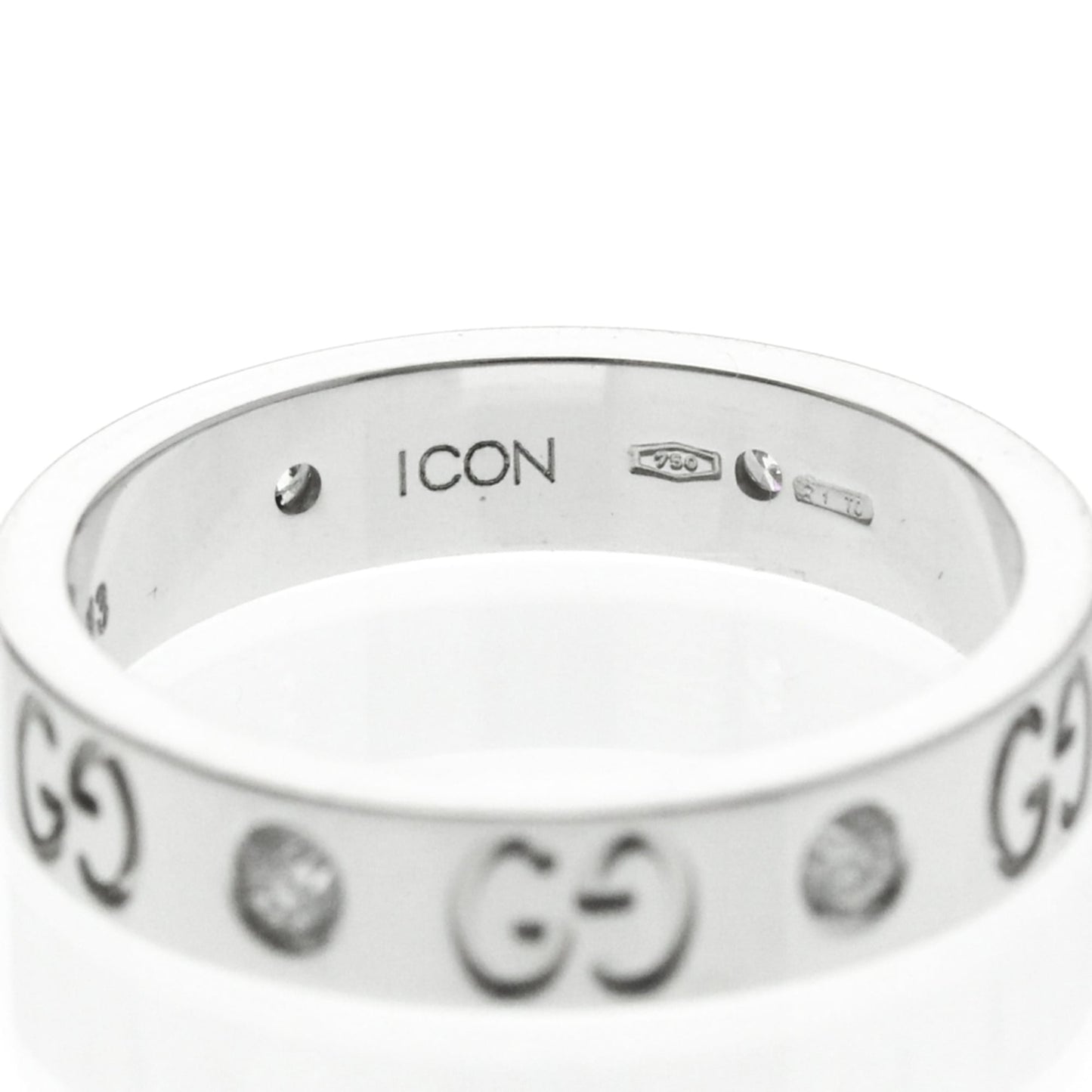 Gucci Icon · Diamond · 18K White Gold