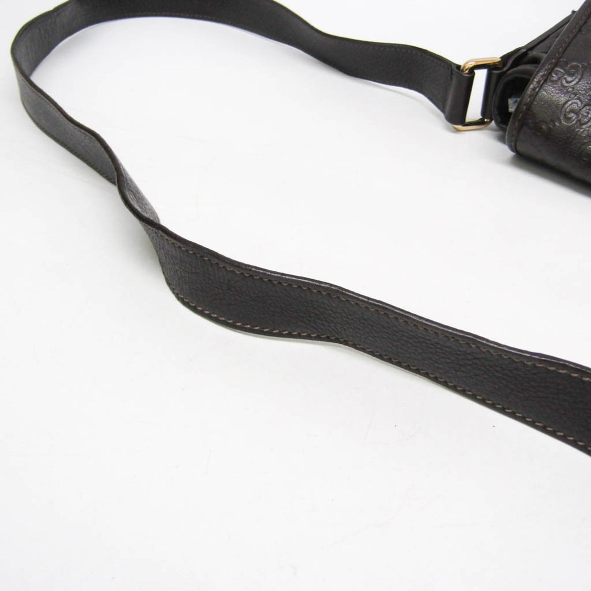 Gucci Guccissima · Leather Messenger