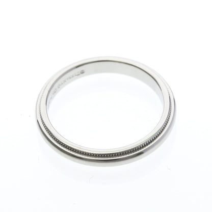 Tiffany Milgrain Band Ring · Platinum