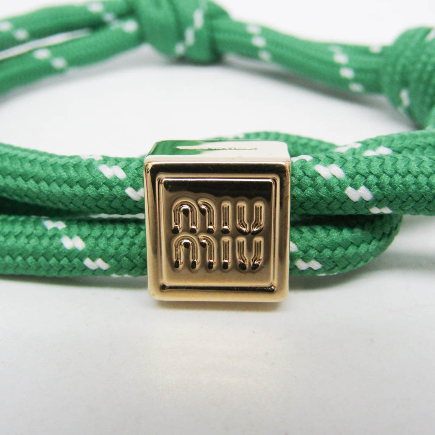 Miu Miu Logo Cord · Adjustable Bracelet