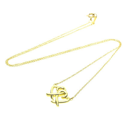 Tiffany Double Loving Heart · 18K Yellow Gold