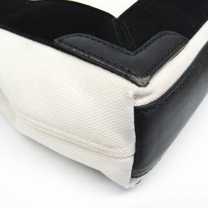 Balenciaga Navy Cabas XS · Canvas & Leather