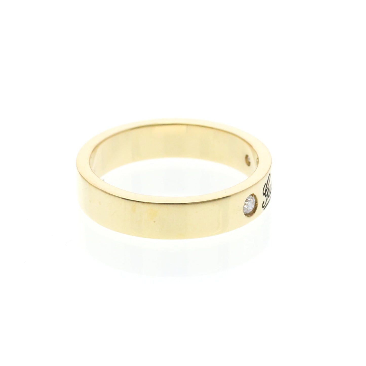 Gucci Icon · Diamond Band · 18K Yellow Gold