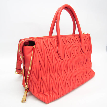 Miu Miu Matelassé · Leather