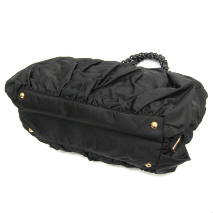 Prada Ruffled Chain · Nylon Tote