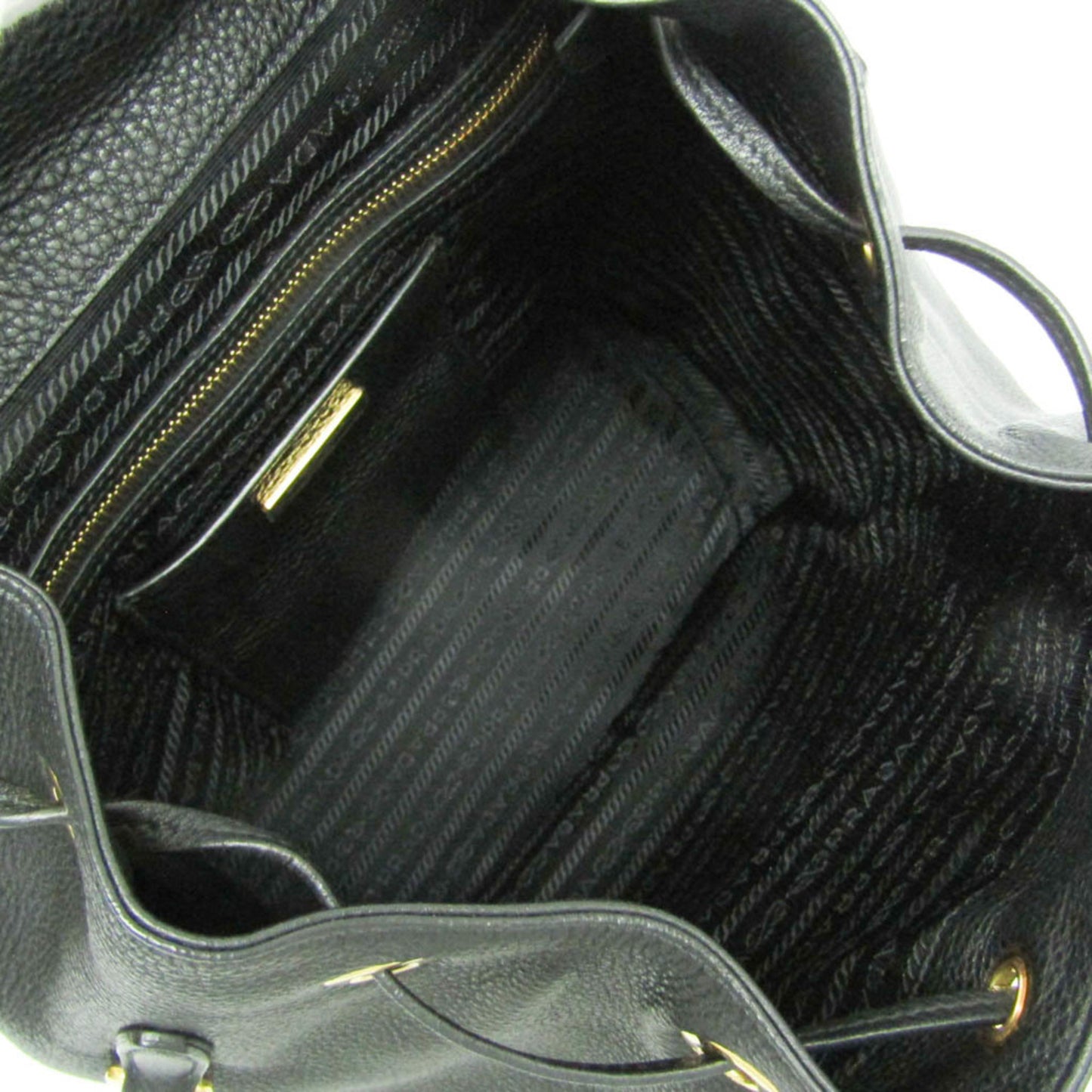 Prada Vitello Daino · Leather Backpack