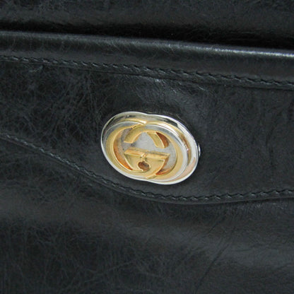Gucci Interlocking · Leather Clutch