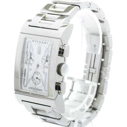 Bvlgari Rettangolo · Chronograph · Steel