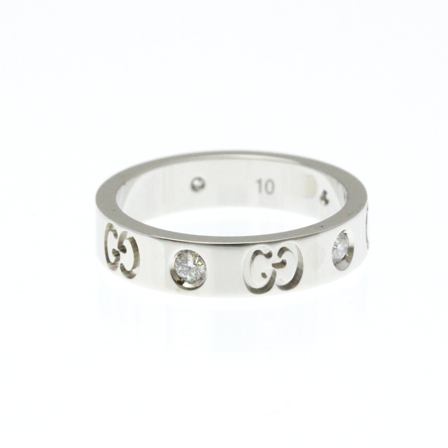 Gucci Icon · Diamond · 18K White Gold