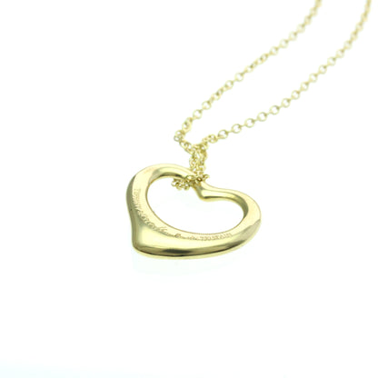 Tiffany Open Heart · 18K Yellow Gold