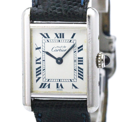 Cartier Must Tank · Sterling Silver · Quartz