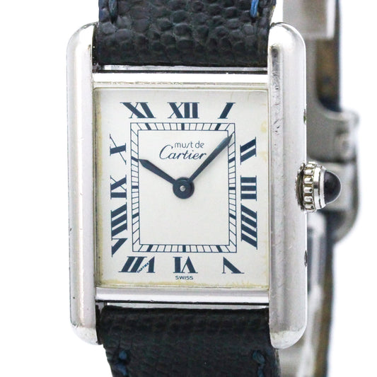 Cartier Must Tank · Sterling Silver · Quartz