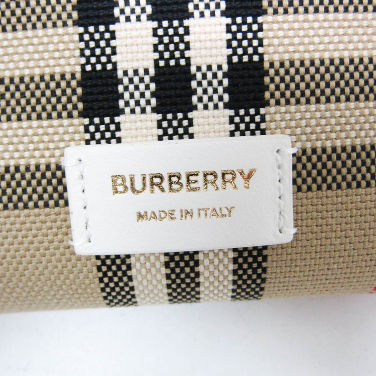 Burberry Small London · Canvas Checked Tote