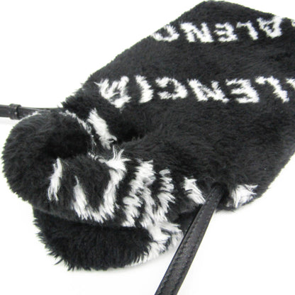 Balenciaga Everyday Phone Holder · Faux Fur