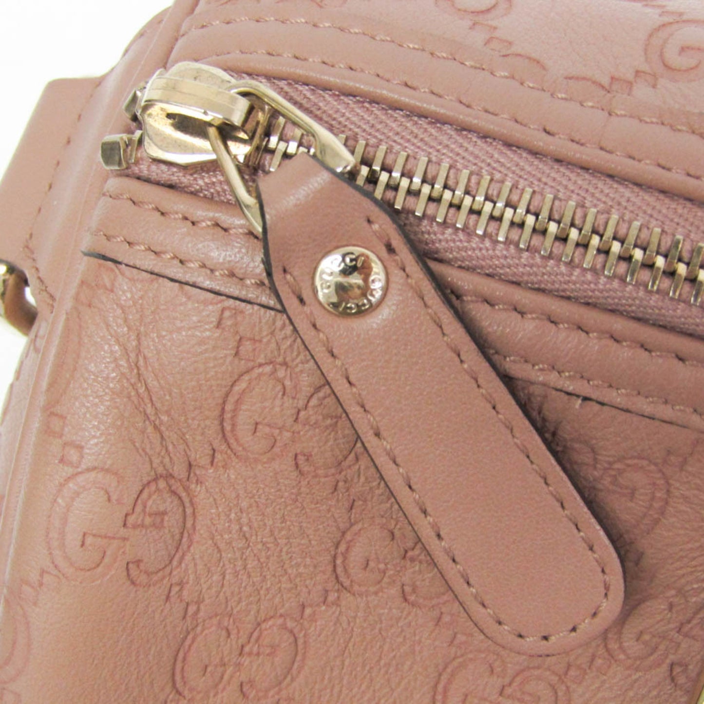Gucci Guccissima · Leather Boston Bag
