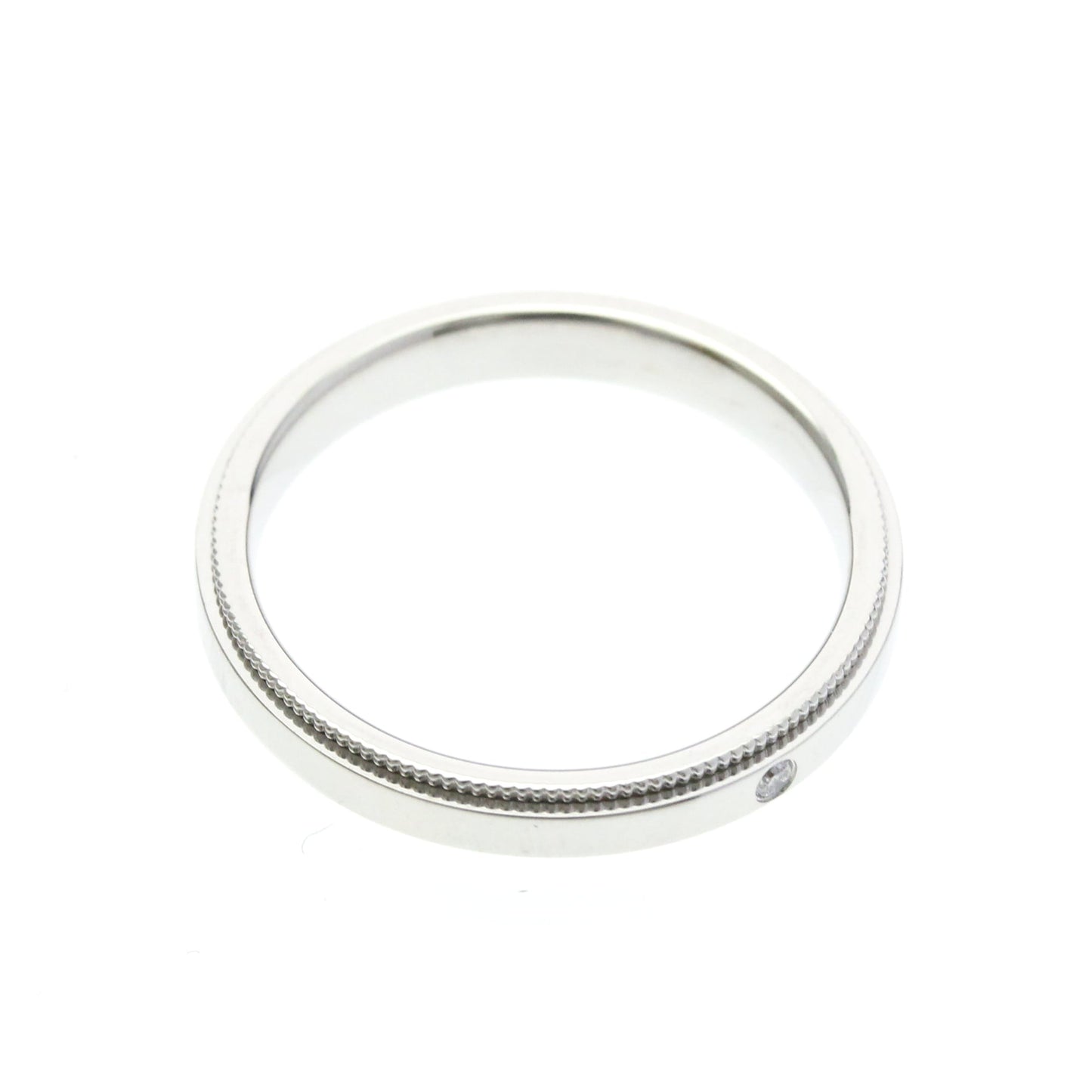 Tiffany Milgrain Band Ring · Platinum