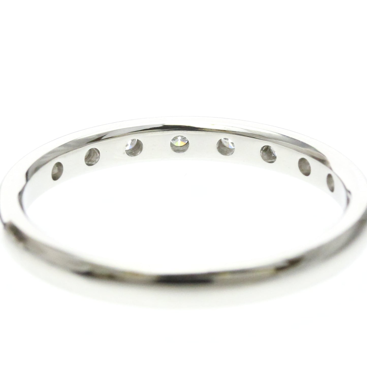 Tiffany Stacking Band · 8 Diamonds · Platinum