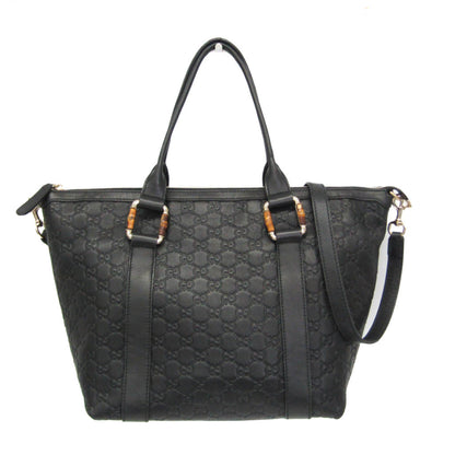 Gucci Guccissima · Bamboo · Leather Tote