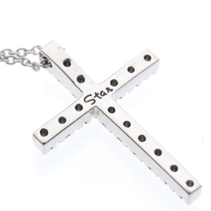 Star Jewelry Diamond Cross · 18K White Gold
