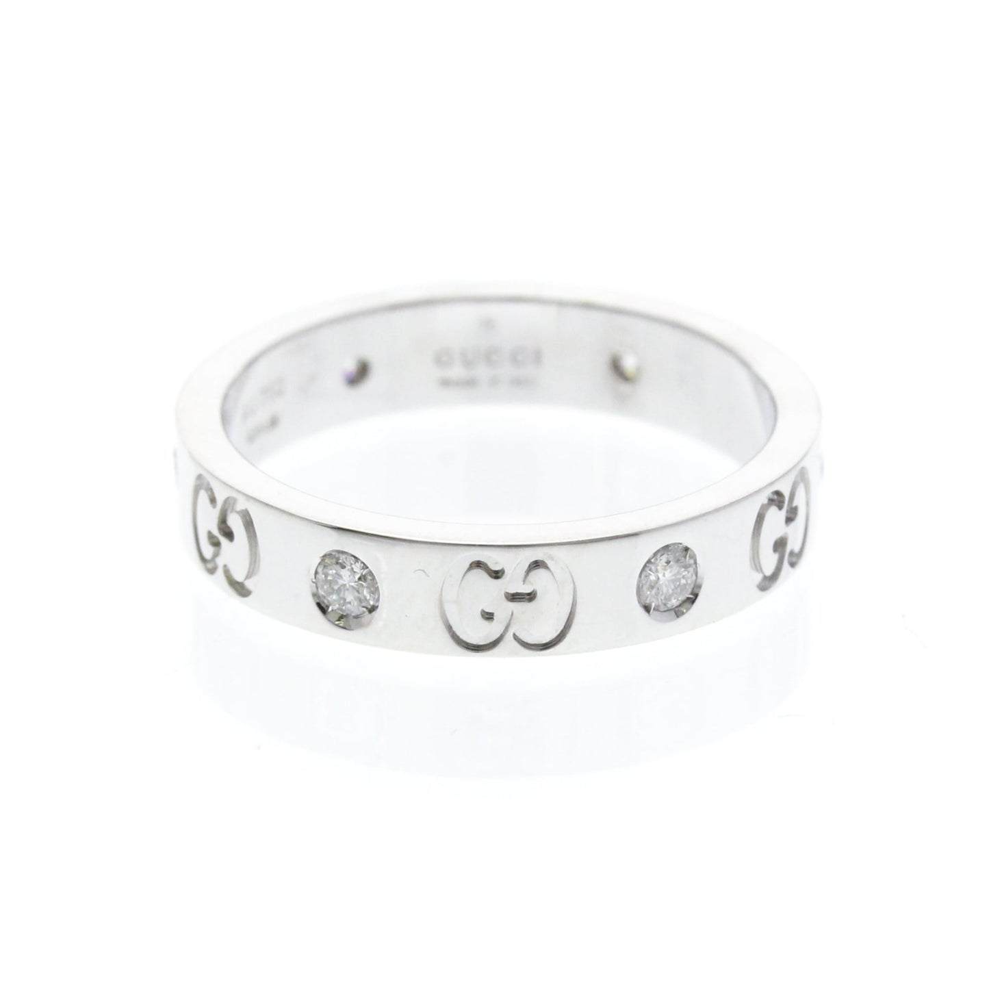 Gucci Icon · Diamond · 18K White Gold