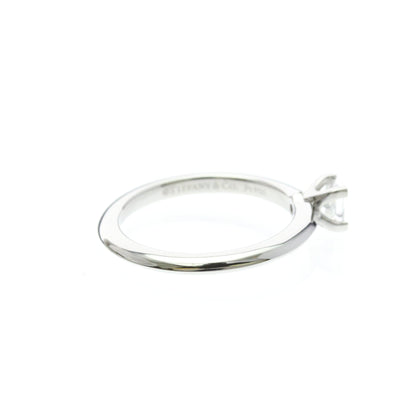 Tiffany Solitaire · Platinum · Diamond 0.22ct · Size 4 (EU 50)