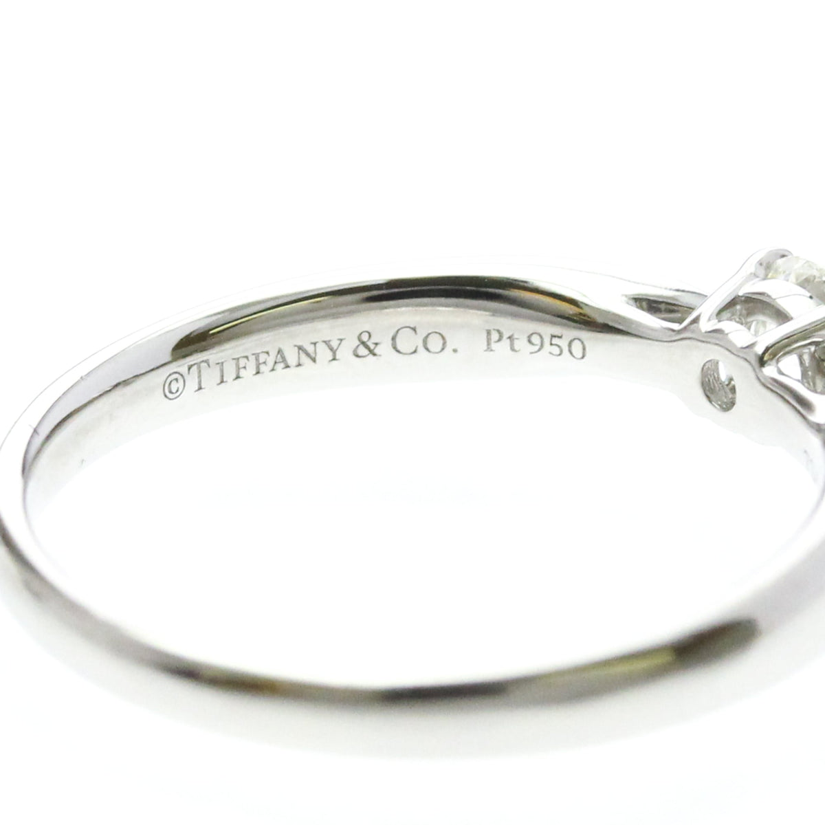 Tiffany Harmony · Platinum · Diamond · Size 6 (EU 55)