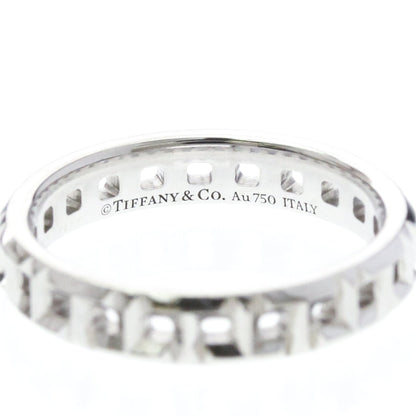 Tiffany T True Narrowing · 18K White Gold · Size 5 (EU 52.5)