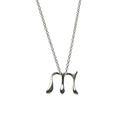 Tiffany Letter M · Sterling Silver