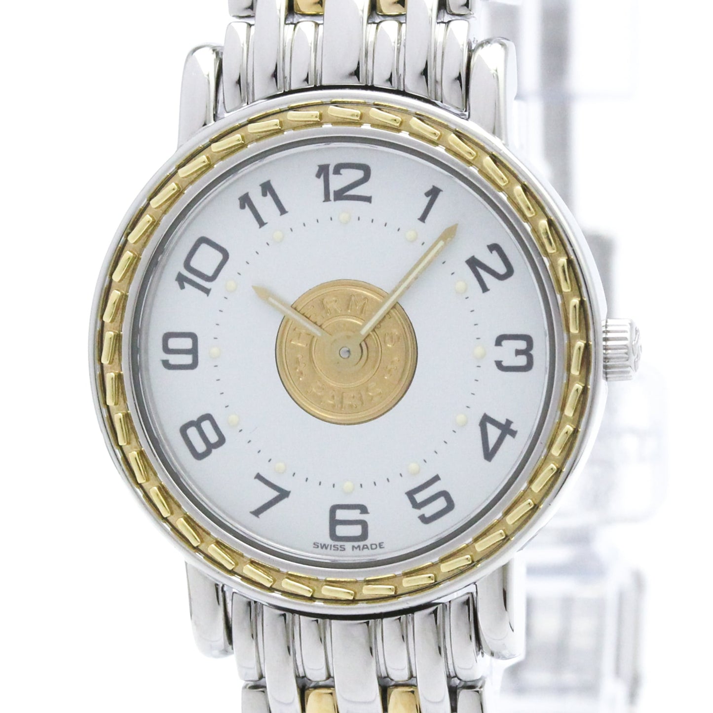 Hermès Sellier · Gold Plated Steel · Quartz
