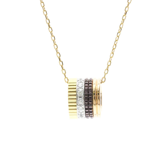 Boucheron Quatre Classic · Tri-Gold · Diamond