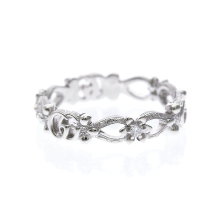 Gucci Flora Diamond · 18K White Gold