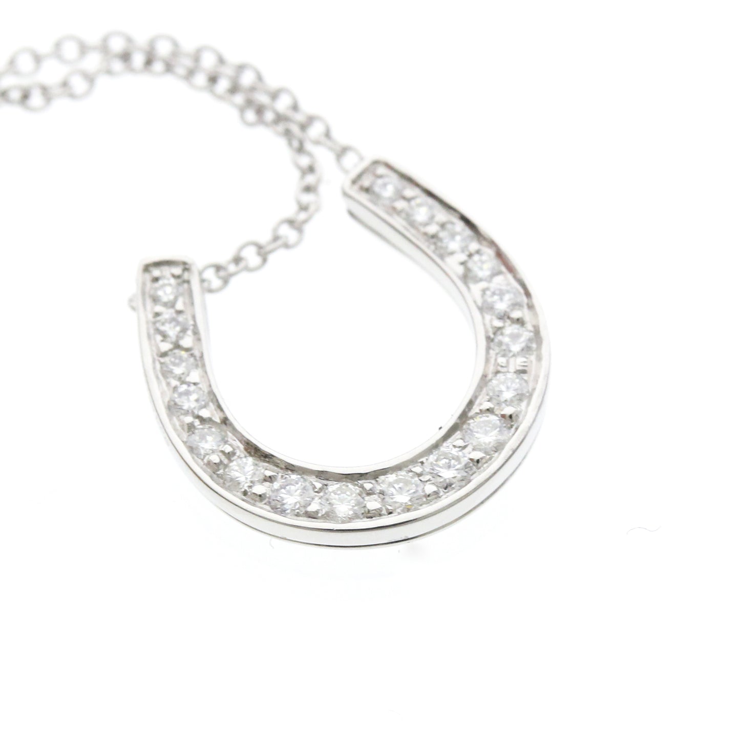 Tiffany Horseshoe · Platinum · Diamond