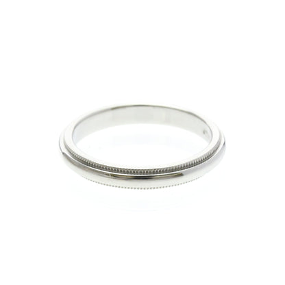 Tiffany Milgrain Band Ring · Platinum