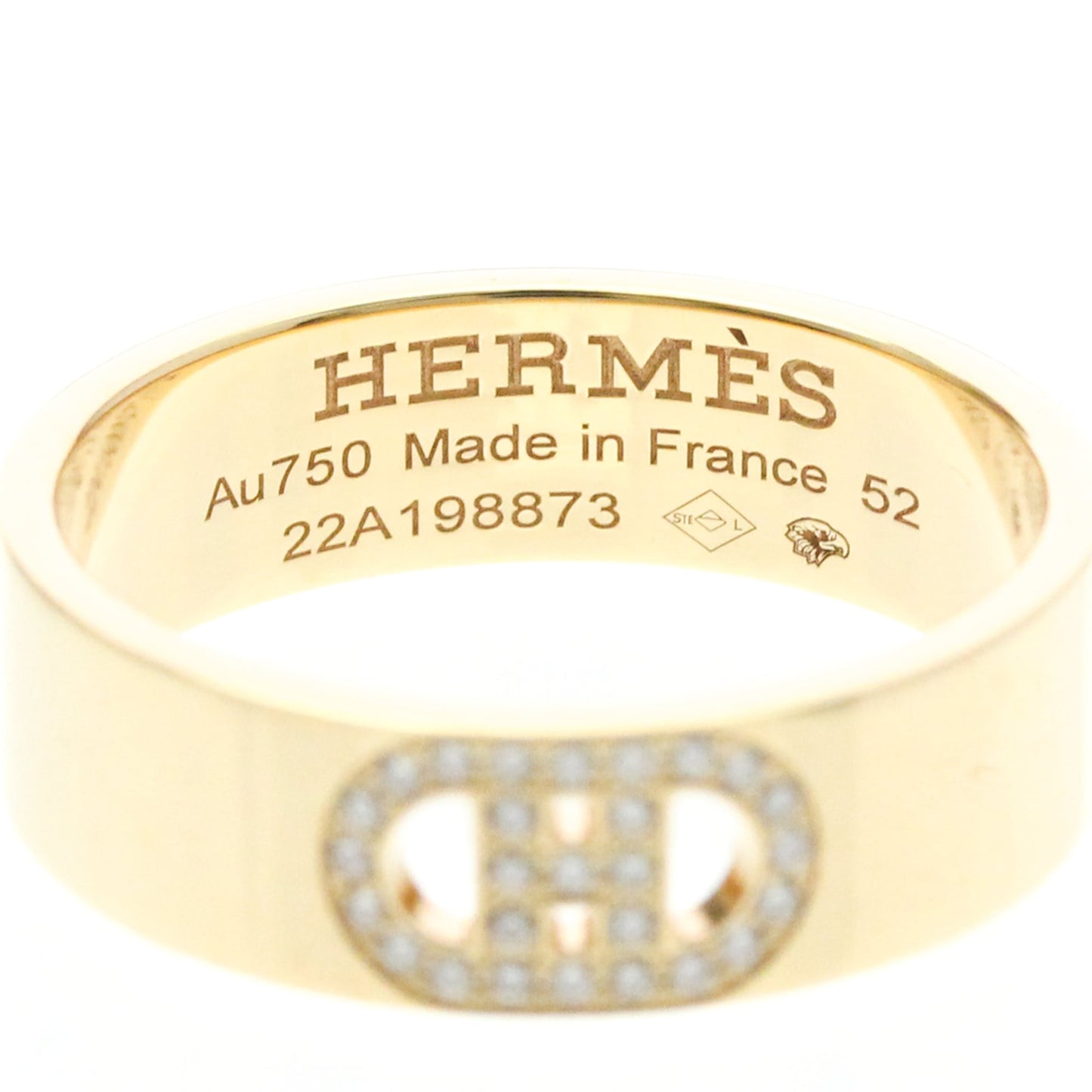 Hermès H d'Ancre · Rose Gold · Diamond